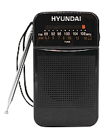 Радиоприемник портативный - Hyundai H-PSR110, 3W, FM/AM, разъём для наушников, питание от 2хАА батареек