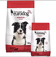 Сухой корм для собак Eurodog сухой корм для собак всех пород с говядиной 20% протеина, 3 кг(Венгрия)