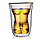 Стеклянный стакан Женское тело, фото 3