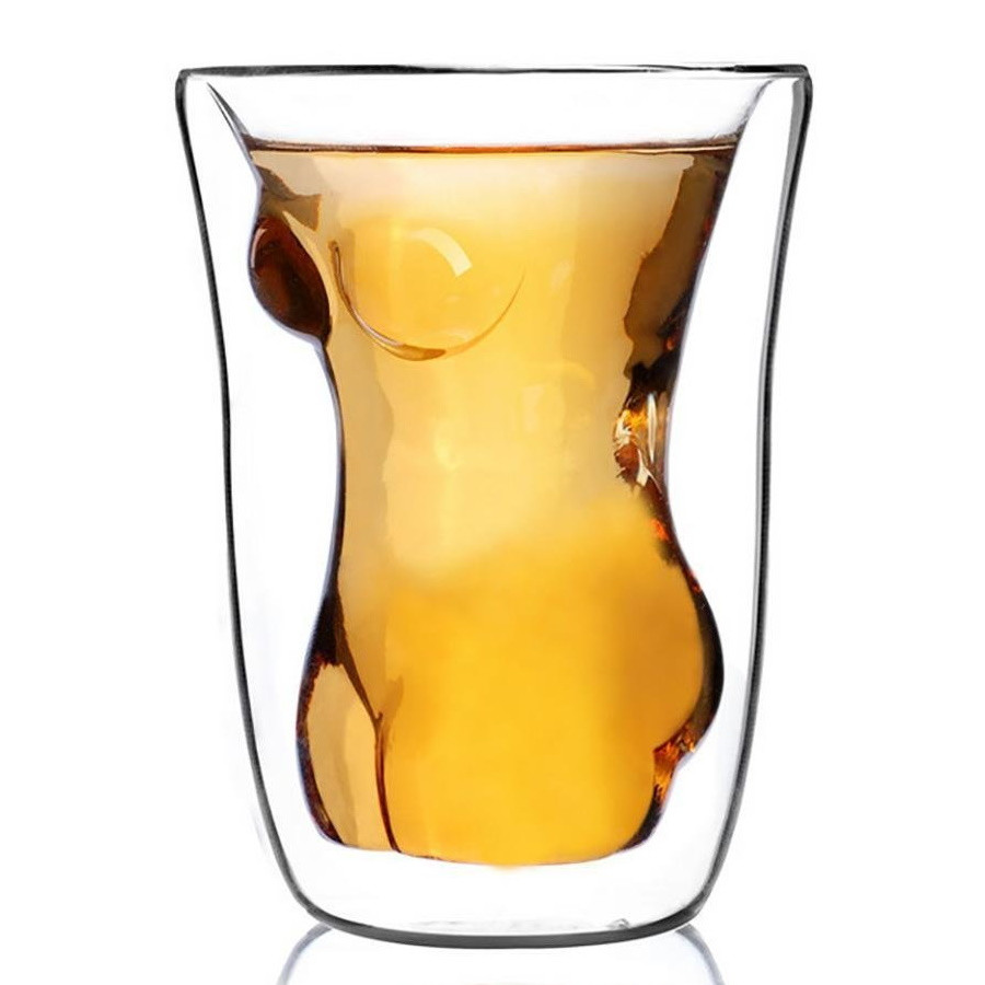 Стеклянный стакан Женское тело - фото 5 - id-p218318984