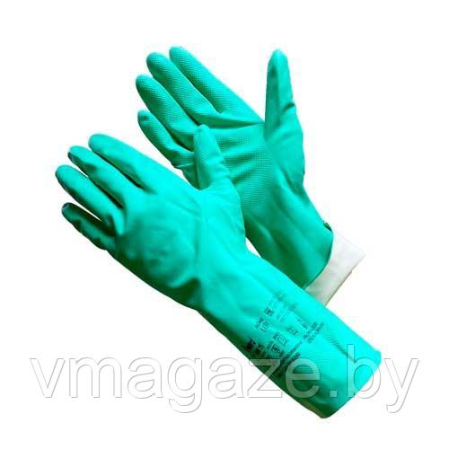 Перчатки Сота 313 химически стойкие (цвет зеленый) - фото 1 - id-p218319005