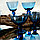 Креманки-бокалы Sea ​​blue 160 мл, 6 шт., ДХЗ, винтаж, фото 3