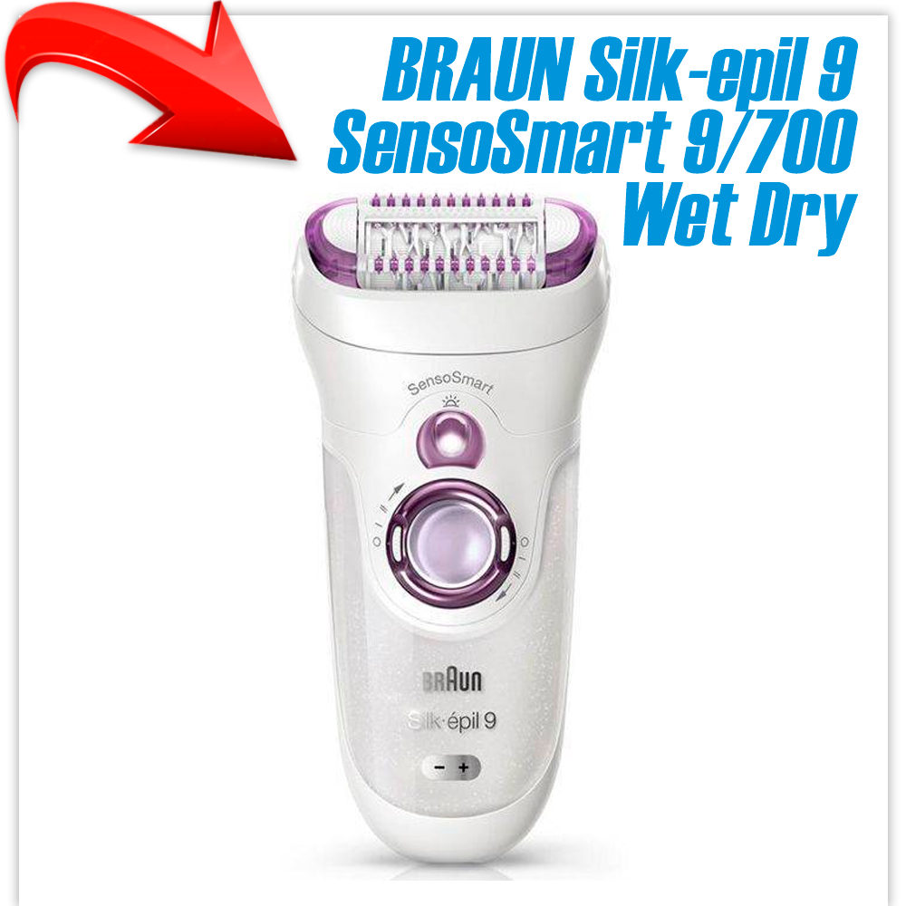 Эпилятор Braun Silk-epil 9 SensoSmart 9/700 Wet&Dry