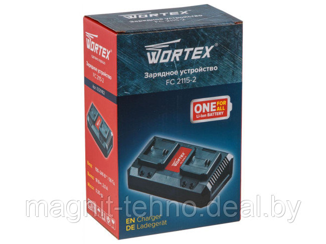 Зарядное устройство Wortex FC 2115-2 ALL1 (18В) - фото 4 - id-p218319242