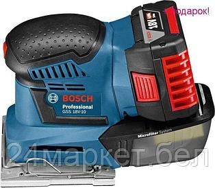 Виброшлифмашина Bosch GSS 18V-10 Professional [06019D0200]