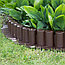 Бордюр садовый Prosperplast Palisada 6см/4,05м, коричневый, фото 2