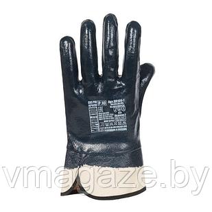 Перчатки х/б с полным нитриловым покрытием Икс Мурена К100 (цвет черный)