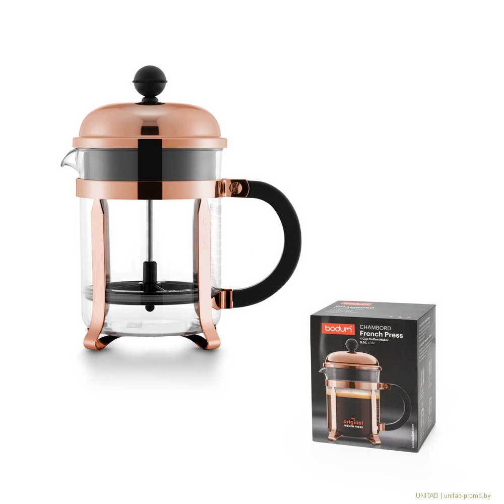 Bodum френч-пресс CHAMBORD COPPER 500 ml