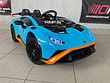 Детский электромобиль RiverToys Lamborghini Huracan STO E888EE (синий), фото 2