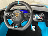 Детский электромобиль RiverToys Lamborghini Huracan STO E888EE (синий), фото 4