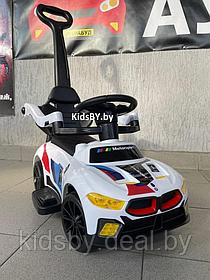 Детский толокар RiverToys F003FF-P (белый) BMW