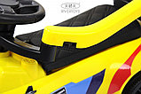 Детский толокар RiverToys F003FF-P (желтый) BMW, фото 6