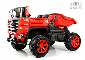 Детский электромобиль RiverToys K777AM (красный) Mercedes Полноприводный