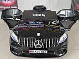 Детский электромобиль RiverToys X001XX (черный глянец) Mercedes Полноприводный, фото 3