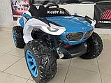 Детский электромобиль RiverToys K888AM (синий) BMW, фото 2