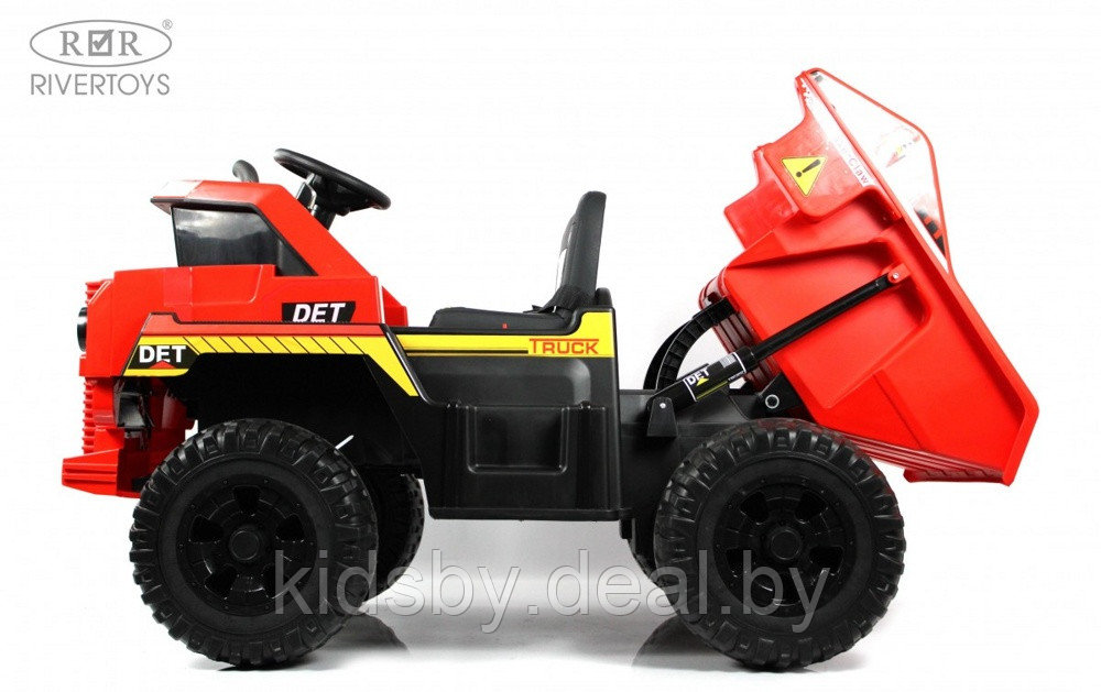 Детский электромобиль RiverToys K111AM (красный) Двухместный, полноприводный - фото 6 - id-p215600675