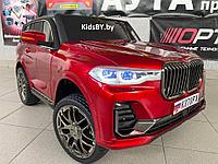 Детский электромобиль RiverToys K070PX (красный глянец) BMW Полноприводный Двухместный