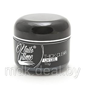 Гель прозрачный скульптурный NailsTime / UV GEL / Thick Clear 15g