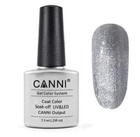 Гель-лак (шеллак) Canni №8 Metallic Silver 7.3ml