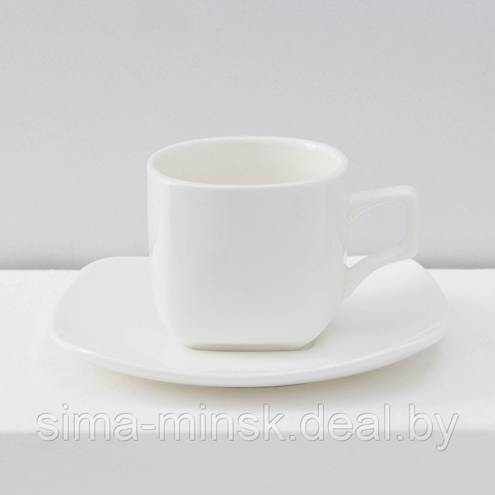 Сервиз фарфоровый чайный Ilona, 12 предметов: 6 чашек 200 мл, 6 блюдец - фото 2 - id-p218320688