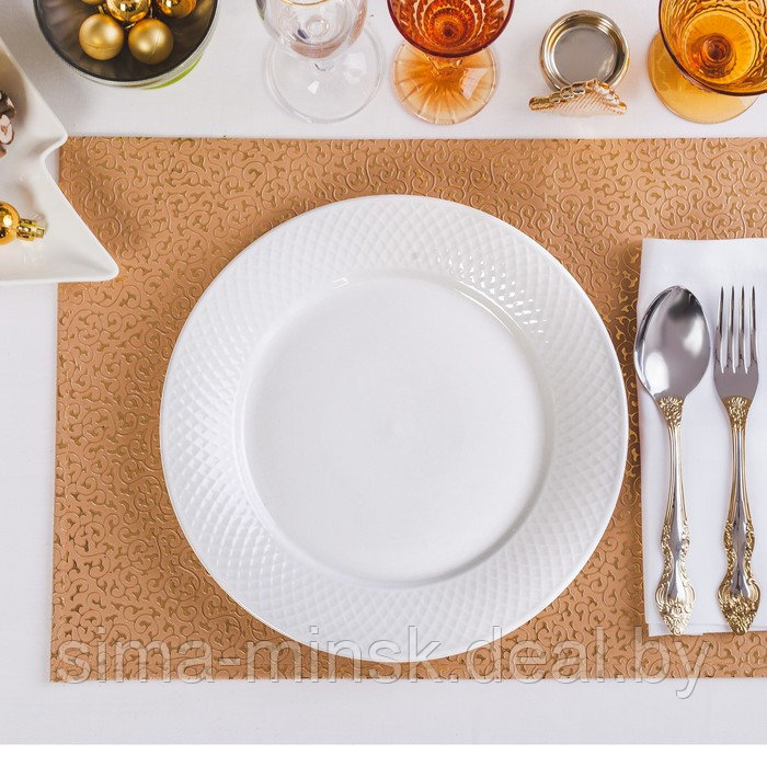 Набор тарелок обеденных фарфоровый «Юлия Высоцкая», d=25,5 см, 6 шт - фото 5 - id-p218320745