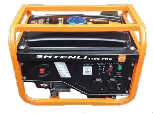 Бензогенератор Shtenli Pro 4400 (4.3 кВт, ручной старт, 2х220V, выход на 12А) - фото 3 - id-p218321203