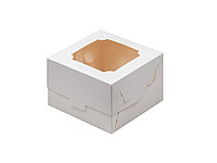 Коробка под бенто-торт белая 12*12*10 см