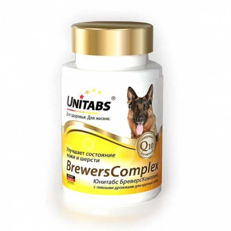 Витамины Unitabs Brewers Complex для крупных собак - фото 1 - id-p218321308