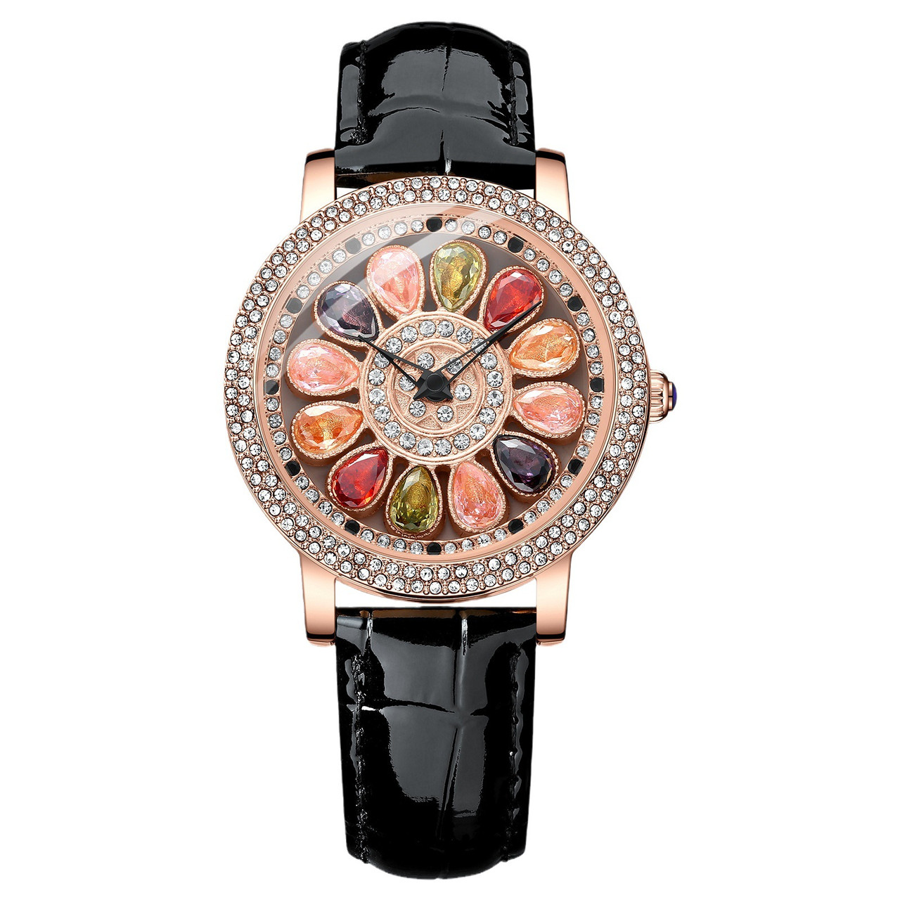 Оригинальные кварцевые женские часы Diamond "POEDAGAR" - фото 1 - id-p218325631