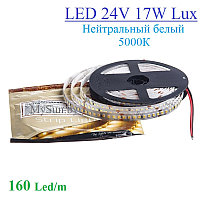 Светодиодная лента LUX High efficiency 2835 17W 24V 5000K