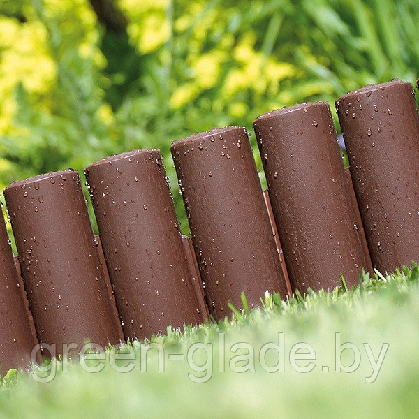 Бордюр садовый Prosperplast Palisada, 2,35м, коричневый - фото 2 - id-p90396260