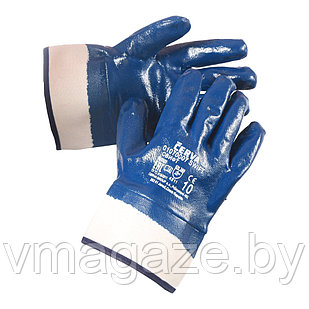 Перчатки с плотным двойным нитрилом Cerva Свифт (цвет синий)