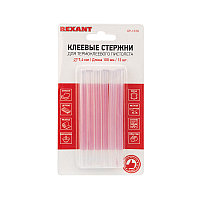 Клеевые стержни 7,4х100мм прозрачные (упак/12шт) REXANT