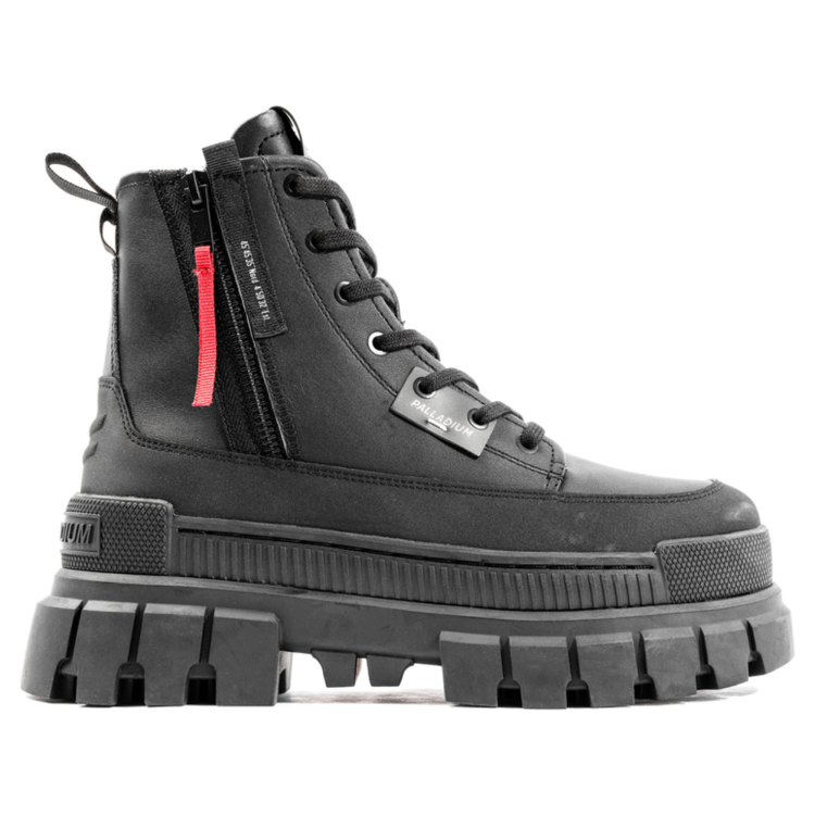 Ботинки женские Palladium REVOLT BOOT ZIP LTH черный 98859-001