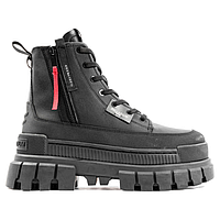 Ботинки женские Palladium REVOLT BOOT ZIP LTH черный 98859-001