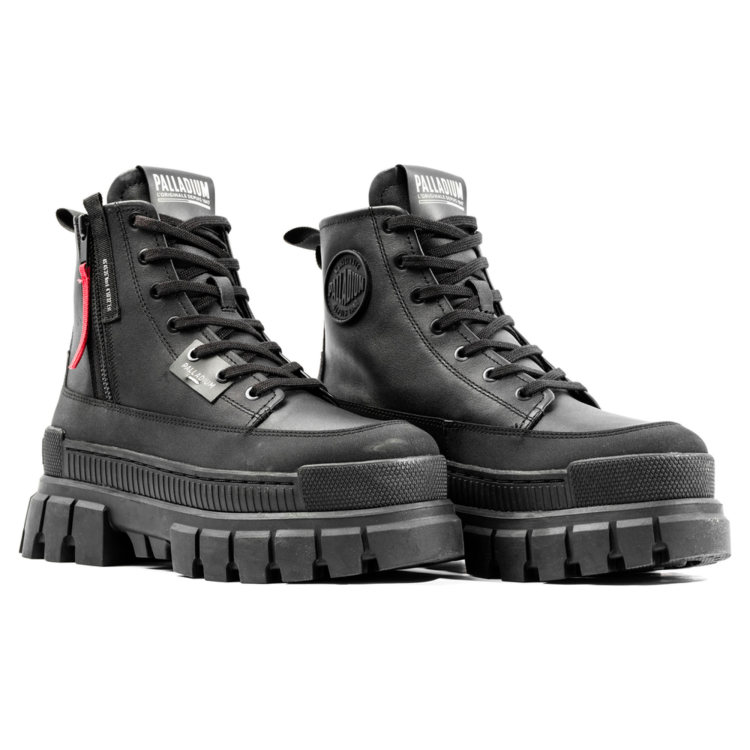 Ботинки женские Palladium REVOLT BOOT ZIP LTH черный 98859-001 - фото 4 - id-p218323932