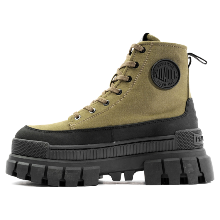 Ботинки женские Palladium REVOLT BOOT ZIP TX серо-зеленый 98860-325 - фото 3 - id-p218323961