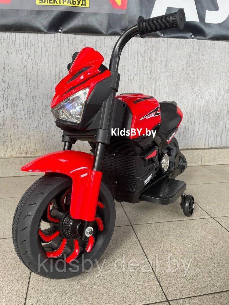 Детский электромобиль, мотоцикл Igro TD BLF-819B (синий) - фото 3 - id-p209749507