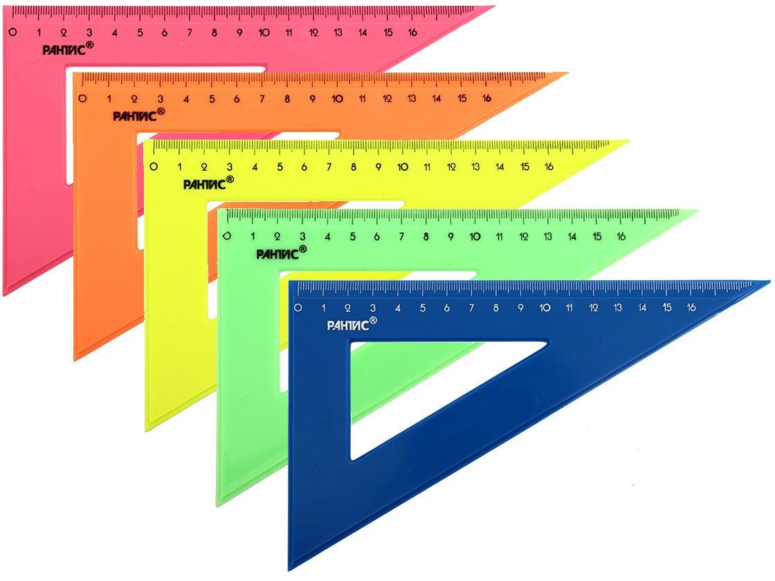 Треугольник пластиковый «Рантис» 18 см, 30°, ассорти (цена за 1 шт.) - фото 2 - id-p218328218