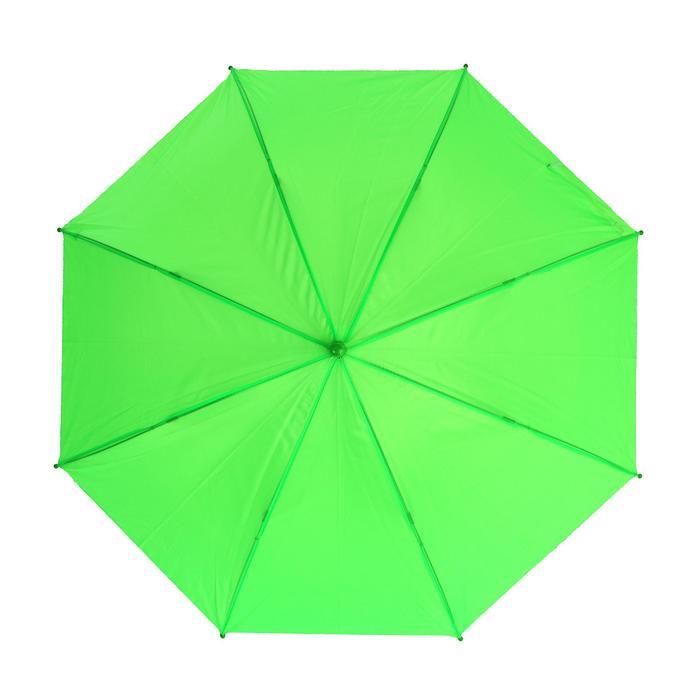 Зонт детский полуавтоматический d=86см, цвет зелёный - фото 2 - id-p218328392