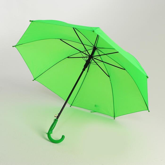 Зонт детский полуавтоматический d=86см, цвет зелёный - фото 3 - id-p218328392