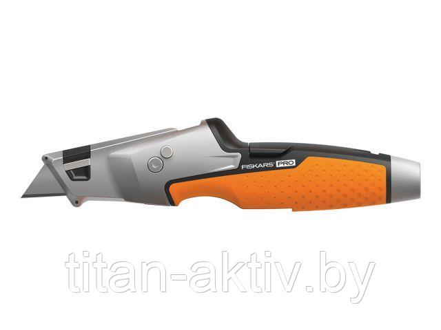 Нож малярный со сменным лезвием CarbonMax FISKARS - фото 1 - id-p216615727