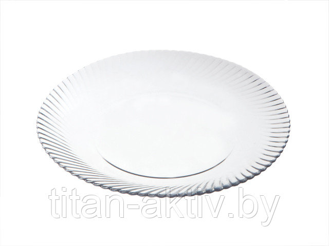 Тарелка обеденная стеклянная, 250 мм, круглая, Даймонд (Diamond), NORITAZEH - фото 1 - id-p218328778