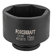 FK-485120115 FORCEKRAFT Головка ударная глубокая 1", 115мм (6гр.)