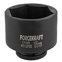 FK-485120105 FORCEKRAFT Головка ударная глубокая 1", 105мм (6гр.)