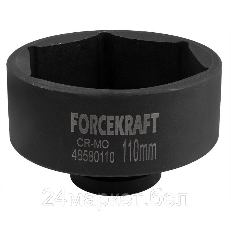 FK-48580110 FORCEKRAFT Головка ударная глубокая 1", 110мм (6гр.) - фото 1 - id-p218229860