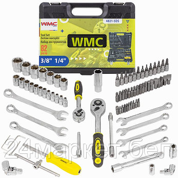 Универсальный набор инструментов WMC Tools 4821-5 (82 предмета), фото 2