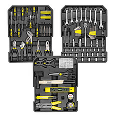 WMC-WMC186-3 WMC TOOLS Набор инструментов 186пр. 1/4" 1/2" (6-гр.) (4-30мм) "Дорожный кейс", фото 2