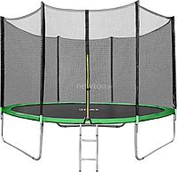 Батут Happy Jump 10ft Pro 312 см с внешней сеткой и лестницей