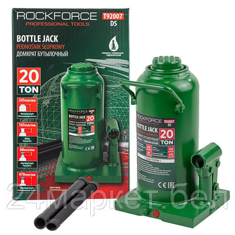 Бутылочный домкрат RockForce RF-T92007 20т., фото 2